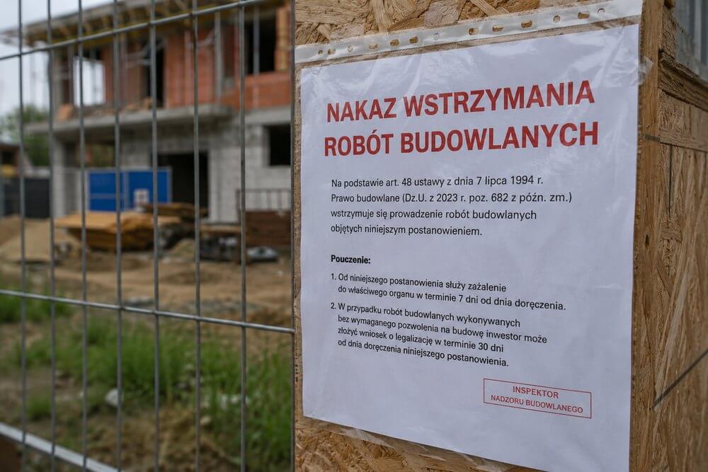 Nakaz wstrzymania robót budowlanych, co dalej?